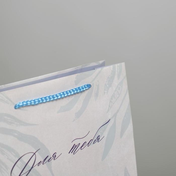 Пакет подарочный ламинированный, упаковка, &laquo;For you&raquo;, ML 25 х 21 х 8 см