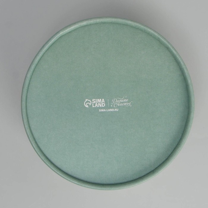 Коробка для макарун тубус с окном &laquo;Новогодние игрушки&raquo;, 12 х 12 х 5 см, Новый год