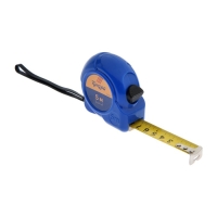 Рулетка ТУНДРА, пластиковый корпус, 5 м &times; 19 мм