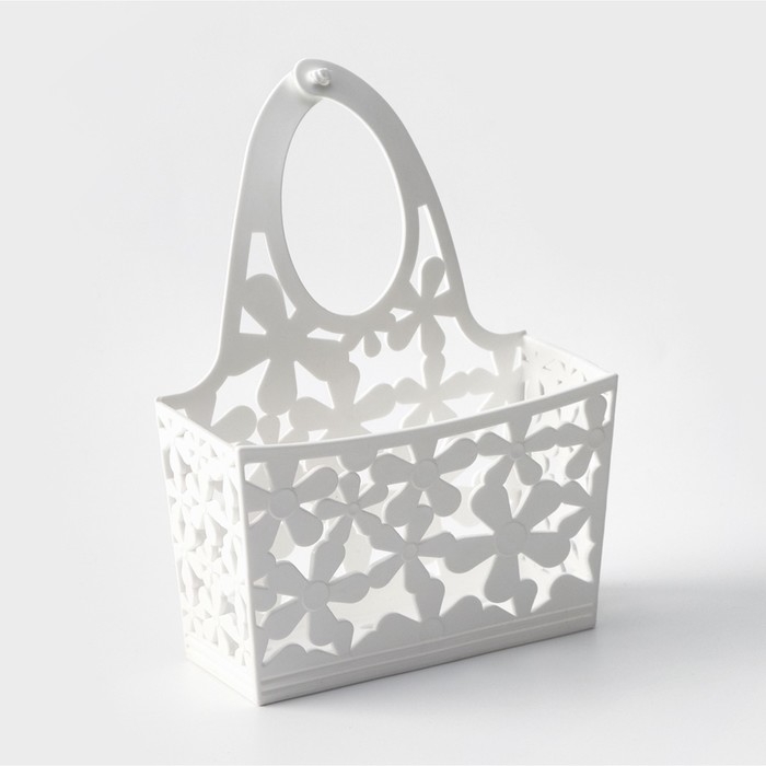 Подставка для губки &laquo;Гармония&raquo;, 13&times;18&times;6 см, цвет белый