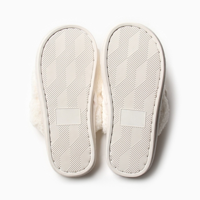 Тапочки женские размер 40-41, цвет молочный