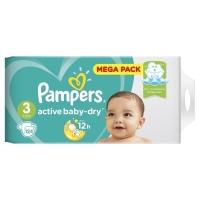 Подгузники Pampers Active Baby (6-10 кг), 124 шт Подгузники Pampers Active Baby (6-10 кг), 124 шт
