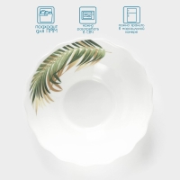 Салатник Avvir &laquo;Юкка&raquo;, 430 мл, d=15,5 см, стеклокерамика, цвет белый