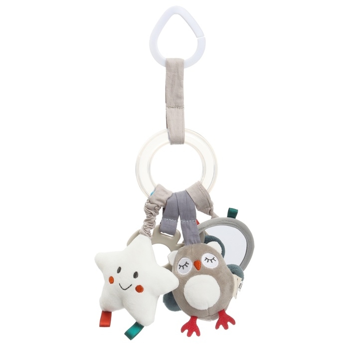 Подвеска - погремушка &laquo;Совушка&raquo;, прорез., пищалка, шуршит, на кроватку, коляску, Крошка Я