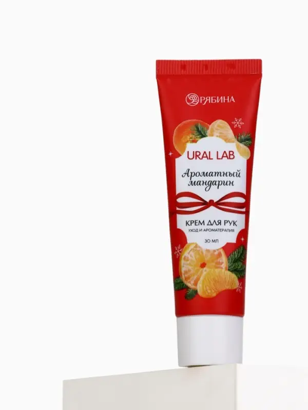 URAL LAB Арома Саунд Крем для рук с ароматом мандарина, 30 мл