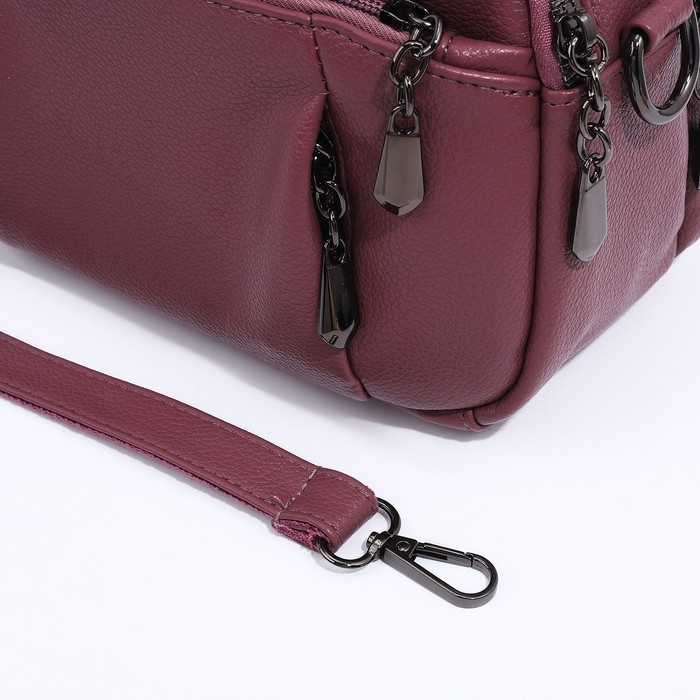 Сумка женская на молнии, цвет розовый Сумка женская на молнии, цвет розовый