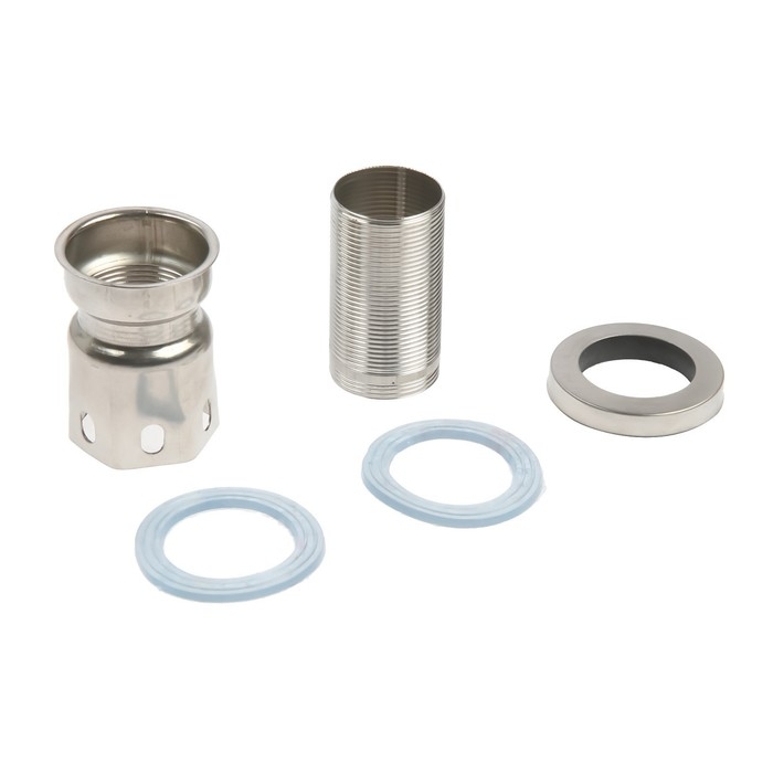 Смеситель для раковины ZEIN ZS 20103, картридж керамика 35 мм, нержавеющая сталь, сатин