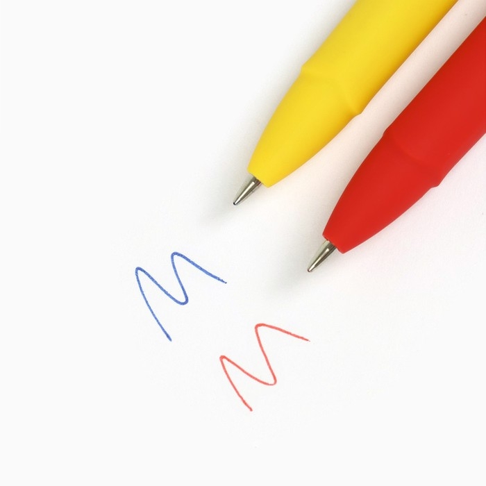 Ручка гелевая &laquo;Новый год: Почта Счастья&raquo;, 2 шт., синяя и красная паста