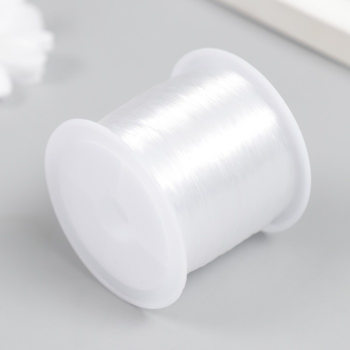 Леска для бисера 0,3 мм 100 м, белый