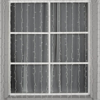 Гирлянда &laquo;Занавес&raquo; 2 &times; 3 м, IP44, УМС, белая нить, 760 LED, свечение тёплое белое, 220 В