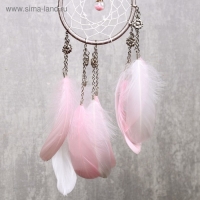 Ловец снов "Цветочки и шарик с бисером" d=11 см 30 см Ловец снов "Цветочки и шарик с бисером" d=11 см 30 см