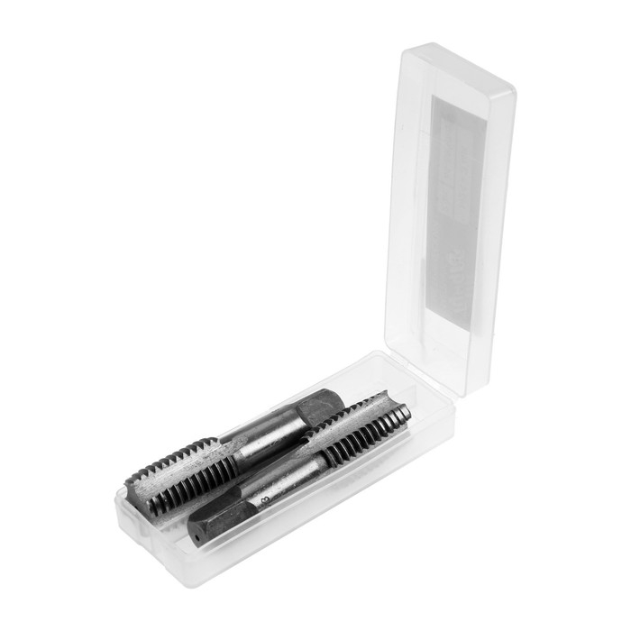 Метчики метрические ручные ТУНДРА, М24 х 3 мм, комплект из 2 шт.