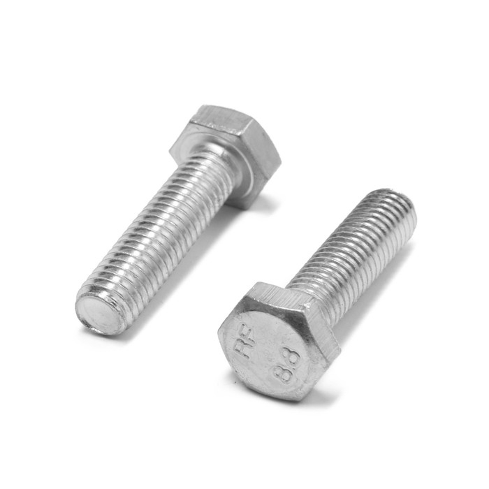 Болт ТУНДРА, оцинкованный, DIN 933, класс прочности 8.8, М8х30 мм, 1 кг Болт ТУНДРА, оцинкованный, DIN 933, класс прочности 8.8, М8х30 мм, 1 кг