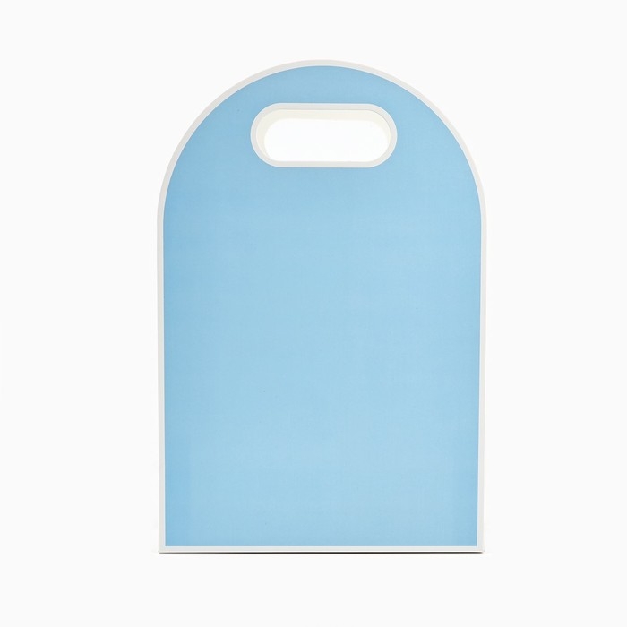 Переноска для цветов с вырезными бабочками &laquo;Для тебя!&raquo;, голубая 20 &times; 30 &times; 8 см