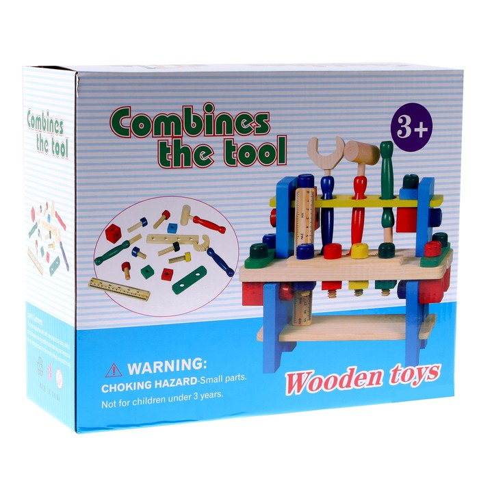 Набор инструментов Набор инструментов "Верстак плотника", 16 деталей