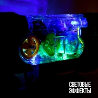 Бластер &laquo;Техно&raquo;, с вращающимися шестеренками, МИКС