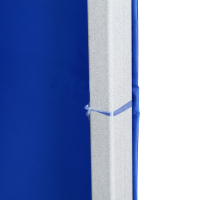 Душ дачный, 80 &times; 80 &times; 250 см, тент, бак антикоррозийный, 128 л, с ЭВН, тент МИКС