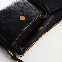 Сумка женская TEXTURA, средний размер, цвет чёрный