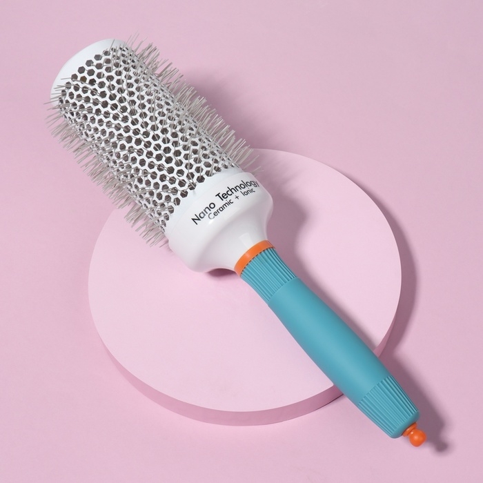 Брашинг, вентилируемый, прорезиненная ручка, d = 5,3/7 &times; 27 см, разноцветный