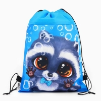 Мешок для обуви «Крошка енот» нетканное полотно, размер 30 х 40 см Мешок для обуви «Крошка енот» нетканное полотно, размер 30 х 40 см