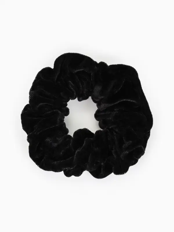 Резинка для волос &laquo;Орбита&raquo;, дэемма бархат, 10 см, чёрная