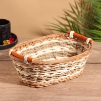 Корзина плетеная 27x19x10 см, ротанг