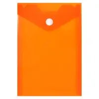 Папка-конверт на кнопке, А6, 180 мкм, вертикальная, глянцевая, МИКС