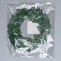 Лиана искусственная для декора &laquo;Листочки зелёные&raquo;, 3 метра, 13 &times; 13 &times; 2 см