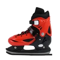 Коньки для фитнеса с роликовой платформой BlackAqua (р.34-37, красный)