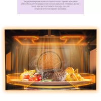 Встраиваемая микроволновая печь CBM200GB, 20 л, 8 программ