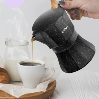 Кофеварка гейзерная для плиты КТ-7587 - 150 мл