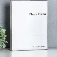 Фоторамка металл на 1 фото 10х15 см "Зеркало" золото гальваника 1,7х15х20,2 см