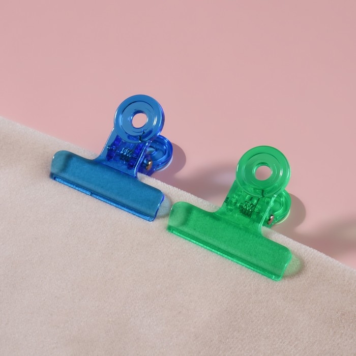 Зажимы для кроя, 3,7 см, 4 шт, цвет МИКС