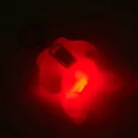 Фонарь-брелок детский "Лапка", 1 режим, 3 LR41, 3.5 х 4 см , микс