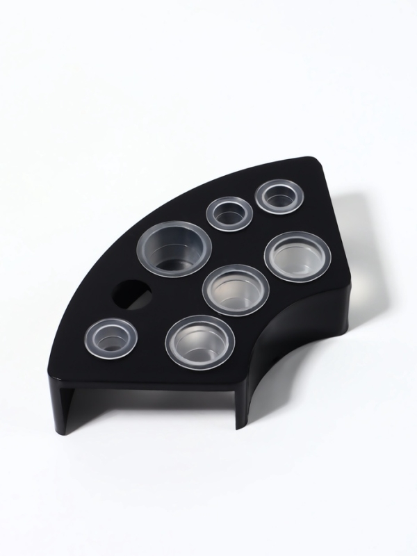 Подставка д/колпачков д/краски 10*5*2,5см пластик пакет QF