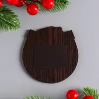 Магнит новогодний подкова "Счастья" 7х7 см