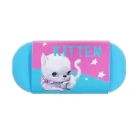 Ластик HappyGraphix Kids, овальный, мягкий, МИКС