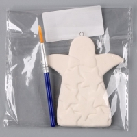 Новый год! Ёлочное украшение под раскраску &laquo;Ангел со звездами&raquo;, с подвесом