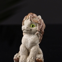 Фигура "Жеребёнок" размер 8х6х6 см, бежевый