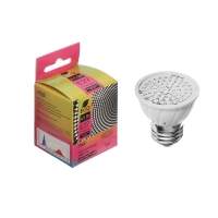 Фитолампа для растений Luazon, светодиодная, E27, 4.5 Вт, IP44, 220 В, 270&deg;, биколорная