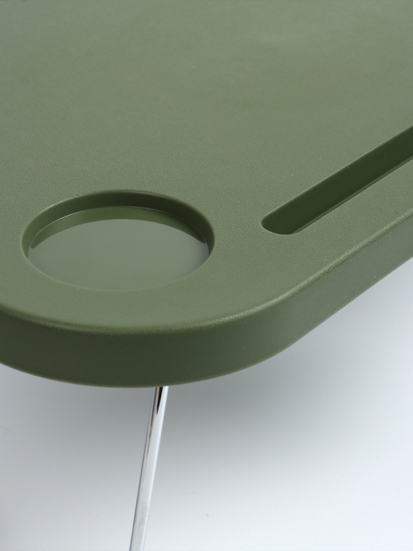 Корзина - столик Maclay 2 в 1, складная, 47 х 28,5 х 23,5 см, стол 45 х 28 х 16 см, зелёная