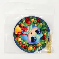 Ёлочная игрушка - подвеска деревянная &laquo;Новый год! Змея&raquo;, символ года 2025