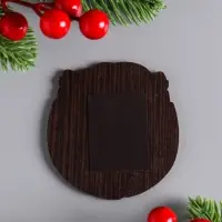 Магнит новогодний подкова "Веселья и радости" 7х7 см