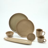 Блюдо керамическое Dolce Ceramo. &laquo;Песчаный берег&raquo;, 34 х 8 см