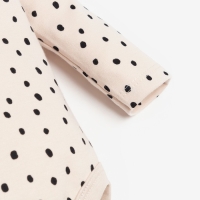 Боди детское с длинным рукавом Крошка Я &laquo;Киса&raquo;, рост 80-86 см, цвет бежевый