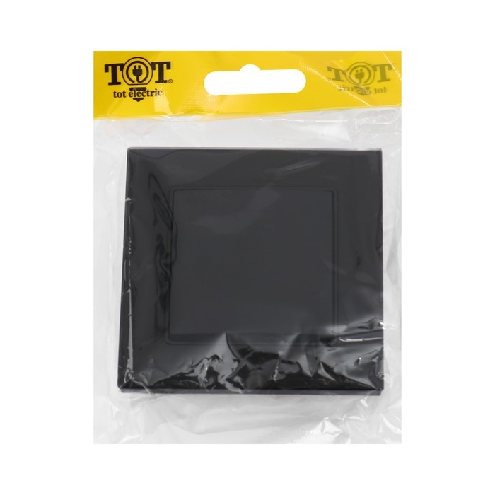 Выключатель проходной TOT Matte Glass, 10 А, 1 кл., скрытый, стекло, черный Выключатель проходной TOT Matte Glass, 10 А, 1 кл., скрытый, стекло, черный