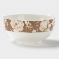 Салатник 14х7 см WY  "Pink O'hara", бежевый