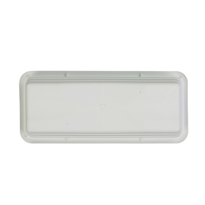 Ящик для цветов, 40 &times; 17,5 &times; 13,5 см, 6 л, белый