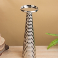 Подсвечник "Флэйм" 12х12х37 см, алюминий