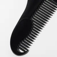 Расчёска - гребень для усов и бороды, 12&times;10 см, чёрная